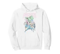 Marvel The Avengers Retro Classic Group Portrait Vintage Sweat à Capuche