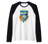Marvel The Fantastic Four: First Steps Jumping Into Action Manche Raglan