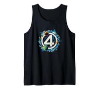 Marvel The Fantastic Four: First Steps Planets Orbiting Logo Débardeur