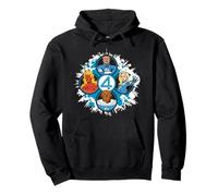 Marvel The Fantastic Four: First Steps Retro Team Circles Sweat à Capuche