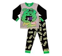 Marvel The Incredible Hulk Crash Krunch Pyjama Garçons, Noir , 3-4 ans