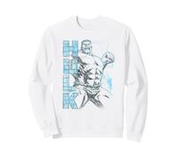 Marvel The Incredible Hulk Large Brick Font & Portrait Sweatshirt