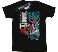Marvel - "The Mighty Thor Mighty Duo" T-shirt pour garçon BI30377 (140-146) (Noir)