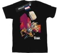 Marvel - "The Mighty Thor Mjolnir" T-shirt pour garçon BI30379 (116) (Noir)