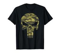 Marvel The Punisher Camo Skull Symbol T-Shirt