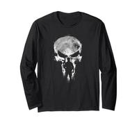 Marvel The Punisher: One Last Kill Skull and Silhouette Manche Longue