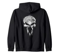 Marvel The Punisher: One Last Kill Skull and Silhouette Sweat à Capuche