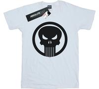 Marvel - "The Punisher Skull Circle" T-shirt pour garçon BI26231 (116) (Blanc)