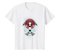 Marvel Thor: Love and Thunder Ravager Thor Icon T-Shirt, Enfant, Blanc, 4 Ans