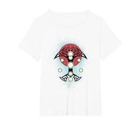 Marvel Thor: Love and Thunder Ravager Thor Icon T-Shirt, Femme Grandes Tailles, Blanc, 3X