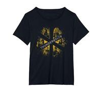Marvel Thunderbolts Asterisk Disposable Delinquents T-Shirt, Femme Grandes Tailles, Noir, 5X