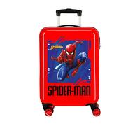 Marvel Comics Valise cabine Spiderman Street Rouge 37x55x20 cm Rigide ABS 34L 4 roues doubles