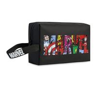 Marvel Trousse de Toilette Avengers, Petite Trousse de Voyage Zippée avec Poignée, Accessoire Officiel Enfant Ado Adulte