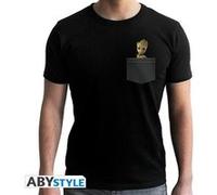 MARVEL - Tshirt ""Pocket Groot"" homme black XS G