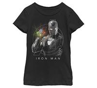 Marvel Un Seul T-Shirt, Noir, XS Fille