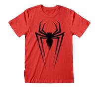 Marvel Unisex Adult Comics Spider-Man Symbols T-Shirt M Red/Black