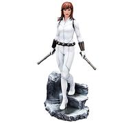 Kotobukiya – Statue Marvel ARTFX Premier Black Widow 1/10 Costume blanc 21 cm Éd. limitée