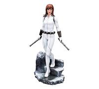 Kotobukiya – Statue Marvel ARTFX Premier Black Widow 1/10 Costume blanc 21 cm Éd. limitée