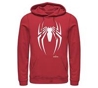 Marvel Universe Spider-Man Gamerverse Mens Pullover Hoodie Sweatshirt à Capuche, Rouge/Excursion, Couleur Unie (Getaway Solids), L Homme