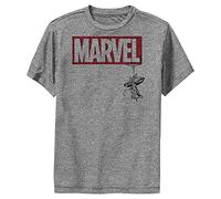 Marvel Universe Spiderweb Logo Boys Short Sleeve Tee Shirt