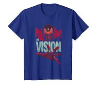 Marvel Universe The Vision T-Shirt, Enfant, Bleu Royal, 12 Ans