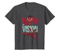 Marvel Universe The Vision T-Shirt, Enfant, Chiné Foncé, 2 Ans