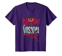 Marvel Universe The Vision T-Shirt, Enfant, Violet, 2 Ans