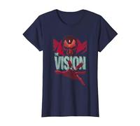 Marvel Universe The Vision T-Shirt, Femme, Bleu Marine, L