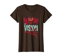 Marvel Universe The Vision T-Shirt, Femme, Marron, L