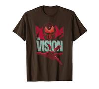 Marvel Universe The Vision T-Shirt, Homme, Marron, L