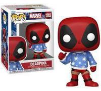 Marvel Vacances Noël Pull Deadpool 9.5cm Figurine Pop Vinyle 1283 Funko