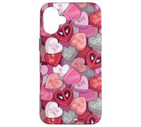 Marvel Valentine’s Day Candy Hearts Deadpool Anti-Love Coque pour iPhone 16 Plus