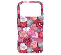 Marvel Valentine’s Day Candy Hearts Deadpool Anti-Love Coque pour iPhone 17 Pro
