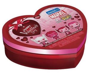 Marvel Valentines - Pack 4 Figurines Pocket Pop! Marvel Valentine 4 Cm