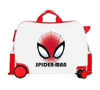 Marvel Valise cabine authentique Disney Spiderman. Fabriquée en ABS, un matériau à la fois résistant et léger. Quatre roulettes multidirectionnelles à double rotation.