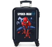 Marvel Valise cabine Spiderman Action – Rigide ABS 37x55x20 cm 34L Serrure à combinaison Bleu