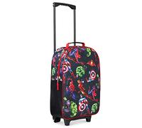Marvel Valise Enfant Garcon Petite Valise Souple Pliables Sac à Roulette Trolley Bag Bagages Enfant Voyage Cabine Spiderman Avengers (Multicolore Avengers)