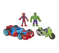Marvel Véhicules Avec Figurines Hulk Et Spider-Man