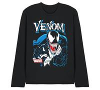 Marvel Venom Antihero T-Shirt Unisexe à Manches Longues, Noir, L