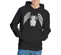 Marvel Venom Emblem Sweat à Capuche Unisexe, Noir, XL