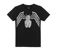 Marvel Venom Emblem T-Shirt, Noir (Black Blk), M Homme