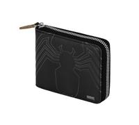Marvel Venom Spider-Portefeuille Man Zip, Noir, 12 x 10 cm