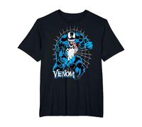Marvel Venom Tangled in Web T-Shirt, Homme Grandes Tailles, Noir, 5X Tall