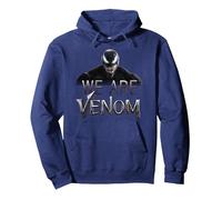 Marvel Venom We are Venom Big Grin Sweat à Capuche, Unisexe pour Adultes, Bleu Marine, S