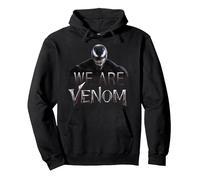 Marvel Venom We are Venom Big Grin Sweat à Capuche, Unisexe pour Adultes, Noir, XXL