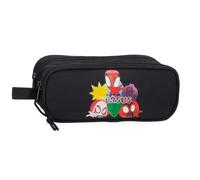 Disney Trousse Scolaire, Trousse infafntile, fabriquée en Polyester, Triple Compartiment pour améliorer l'organisation, Taille idéale pour Le Transporter dans Le Sac à Dos, avec poignée latérale.,
