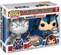 Marvel Vs. Capcom Infinite Pop! Games Vinyl Pack 2 Figurines Black Panther Vs. Monster Hunter 9 Cm