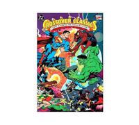 Marvel Vs Dc Superman Vs Spiderman La Bataille du Siècle Be Poster sur toile Décoration murale pour salon, chambre à coucher 50 x 75 cm