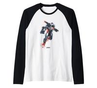 Marvel War Machine Avengers Endgame Painted Portrait Manche Raglan