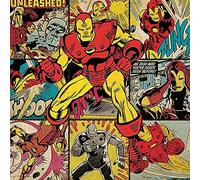 Marvel WDC95430 Toile Imprimée, Multicolore, 40 x 40 cm